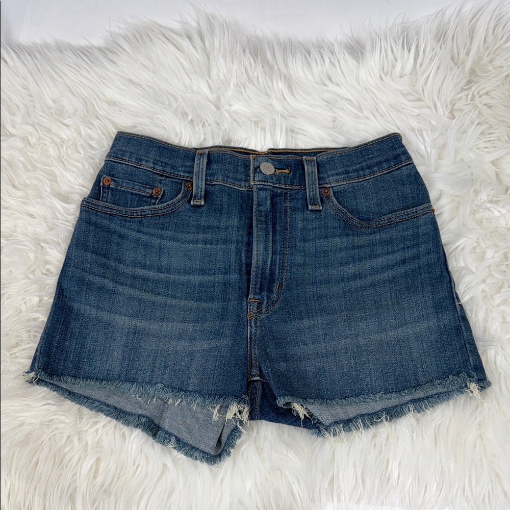 Levi's Distressed Blue Jean Shorts